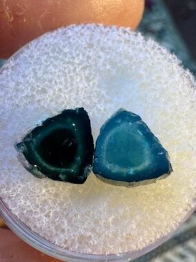 4.6ctw rare genuine blue tourmaline loose pair